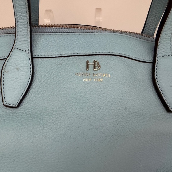 Henri Bendel NOHO Tote Bag, Novelty Gusset in the color Chambray Blue - Picture 4 of 8